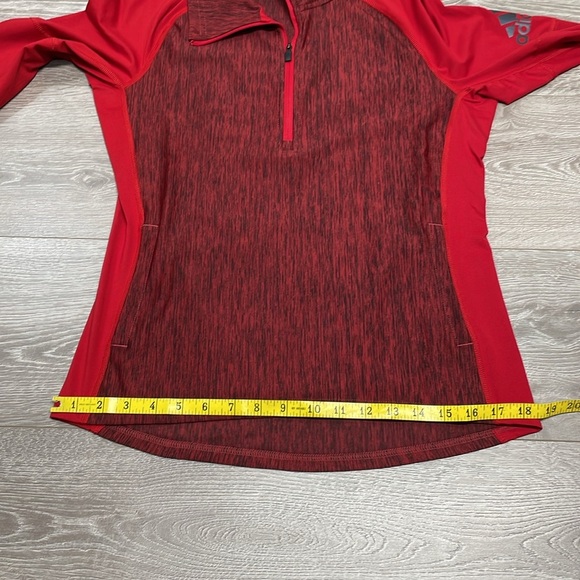 Adidas Climalite Performer Baseline Quarter Zip Performance Pullover Top S - Picture 9 of 16